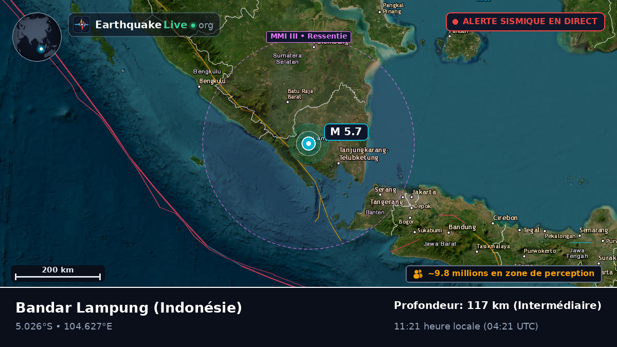 Lampung, Indonésie