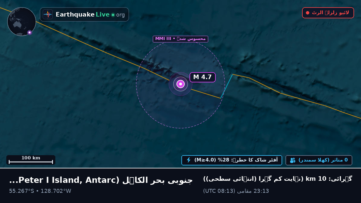 جنوبی بحر الکاہل (Antarctica)