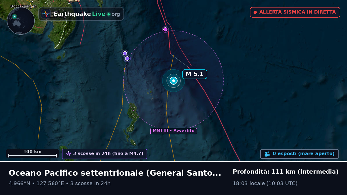 Oceano Pacifico settentrionale (Filippine)