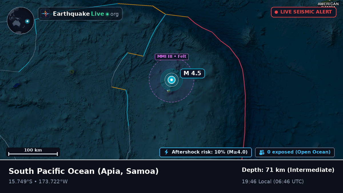 South Pacific Ocean (Samoa)
