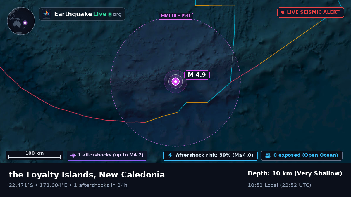 South Pacific Ocean (New Caledonia)