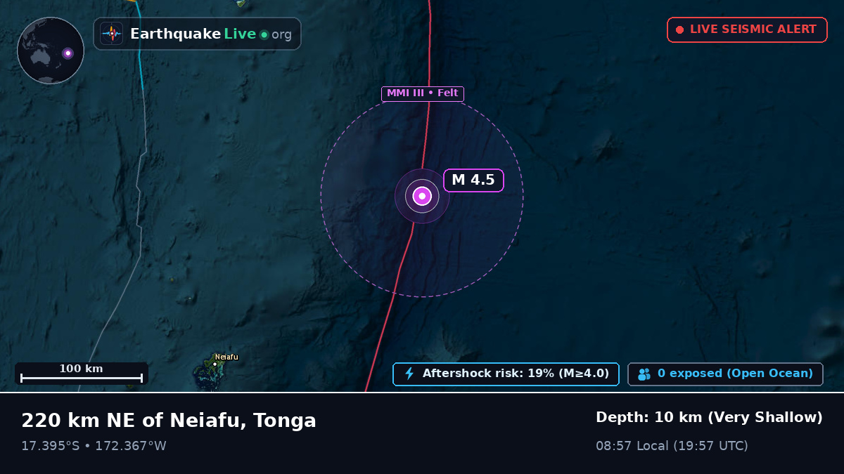 Off the coast of Neiafu, Tonga
