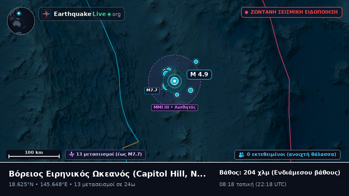 Βόρειος Ειρηνικός Ωκεανός (Northern Mariana Islands)