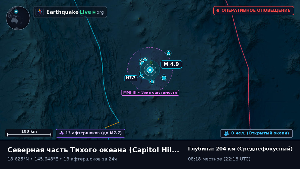 Северная часть Тихого океана (Northern Mariana Islands)