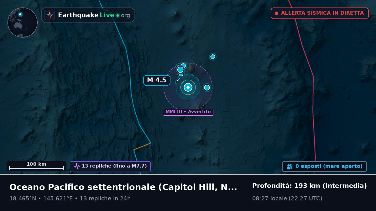 Oceano Pacifico settentrionale (Northern Mariana Islands)
