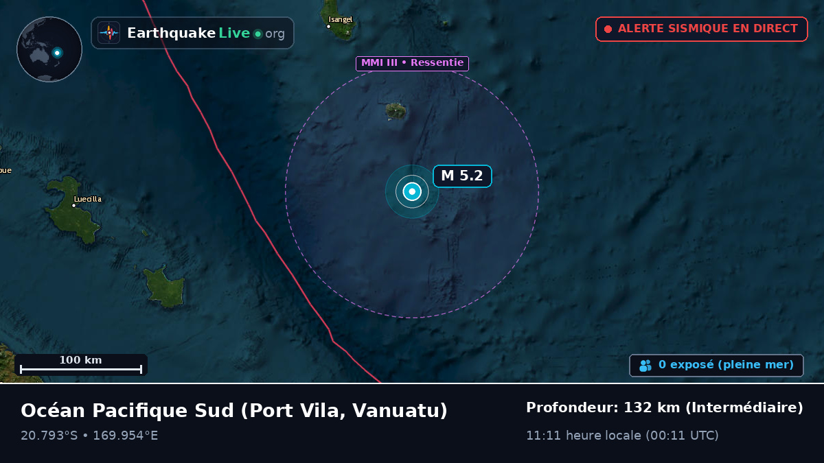 Océan Pacifique Sud (Vanuatu)