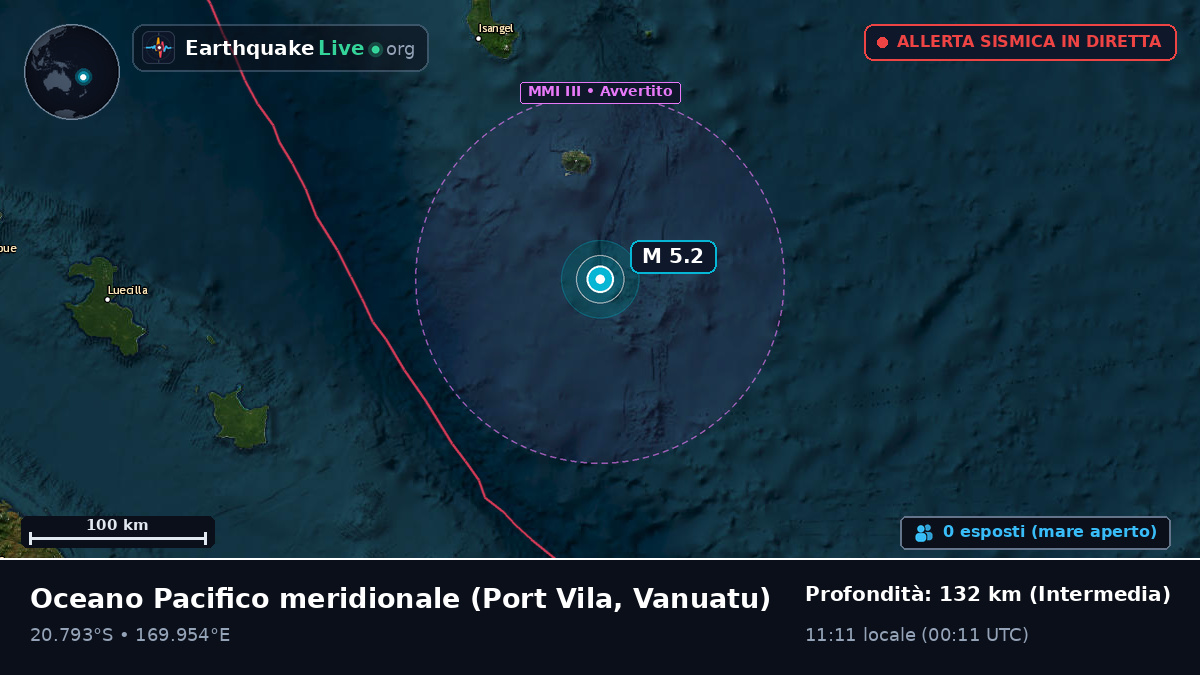 Oceano Pacifico meridionale (Vanuatu)