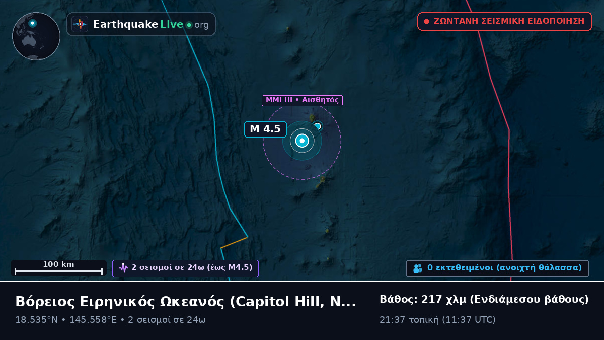 Βόρειος Ειρηνικός Ωκεανός (Northern Mariana Islands)