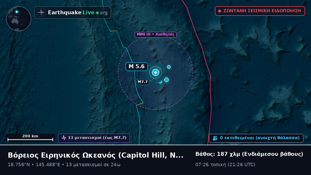 Βόρειος Ειρηνικός Ωκεανός (Northern Mariana Islands)