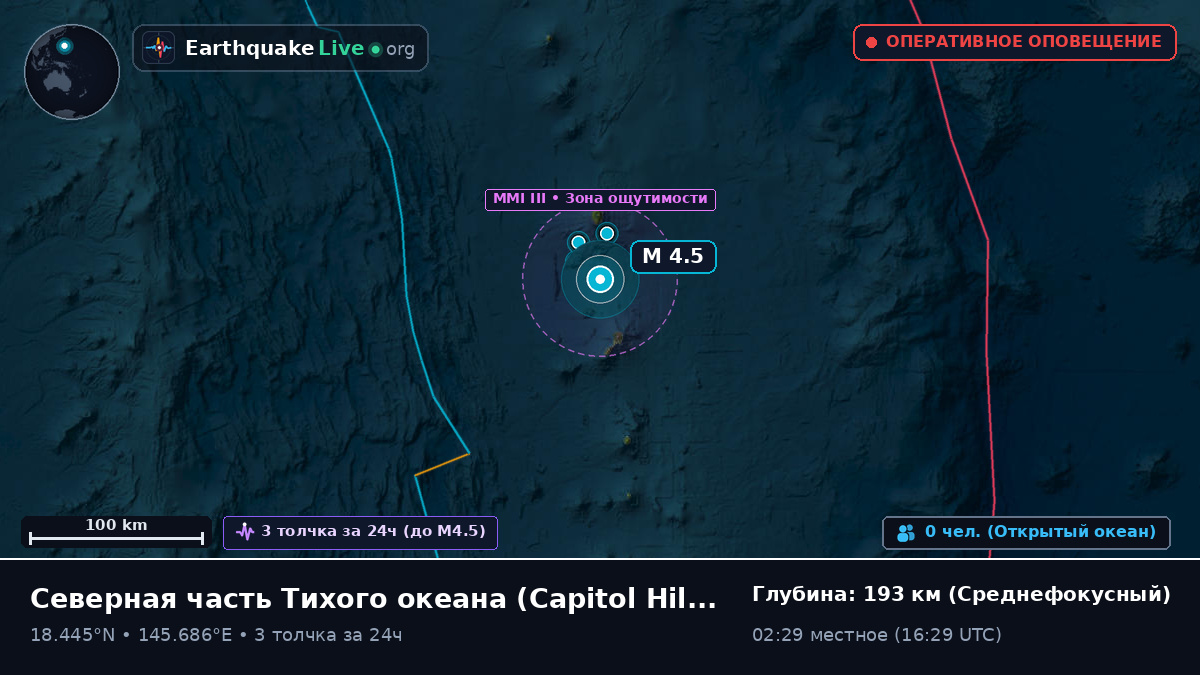 Северная часть Тихого океана (Northern Mariana Islands)