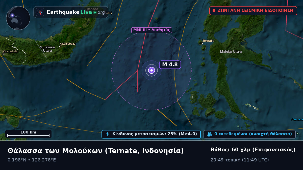 Θάλασσα των Μολούκων (Ινδονησία)