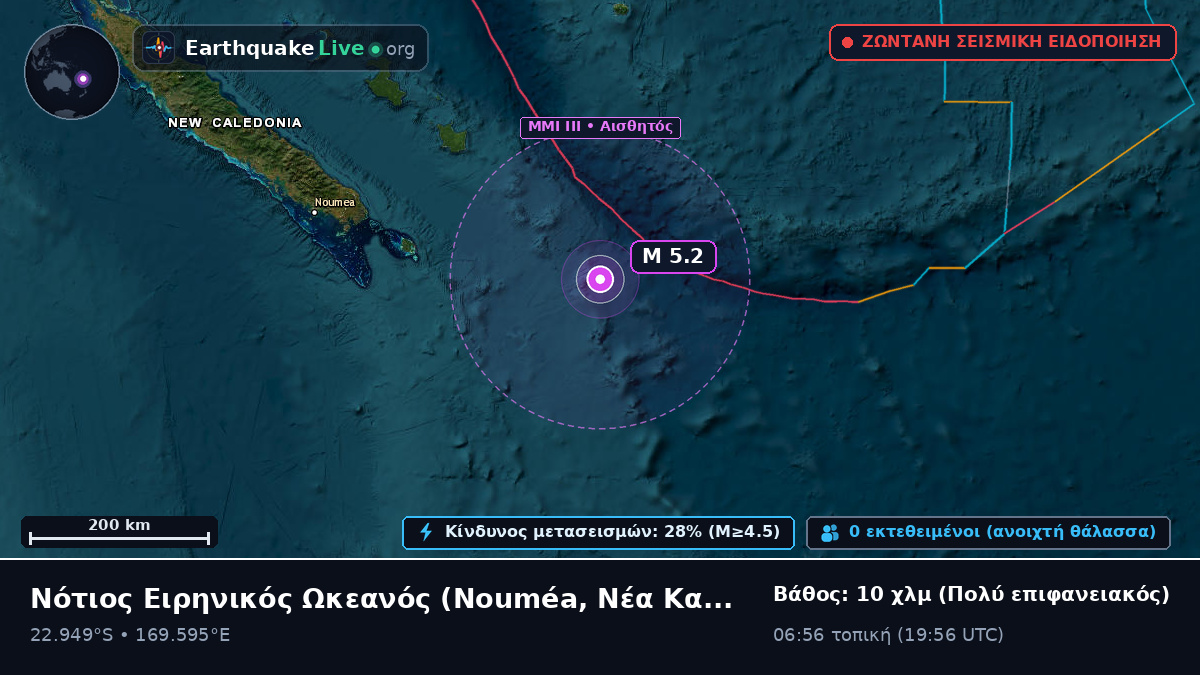 Νότιος Ειρηνικός Ωκεανός (Νέα Καληδονία)