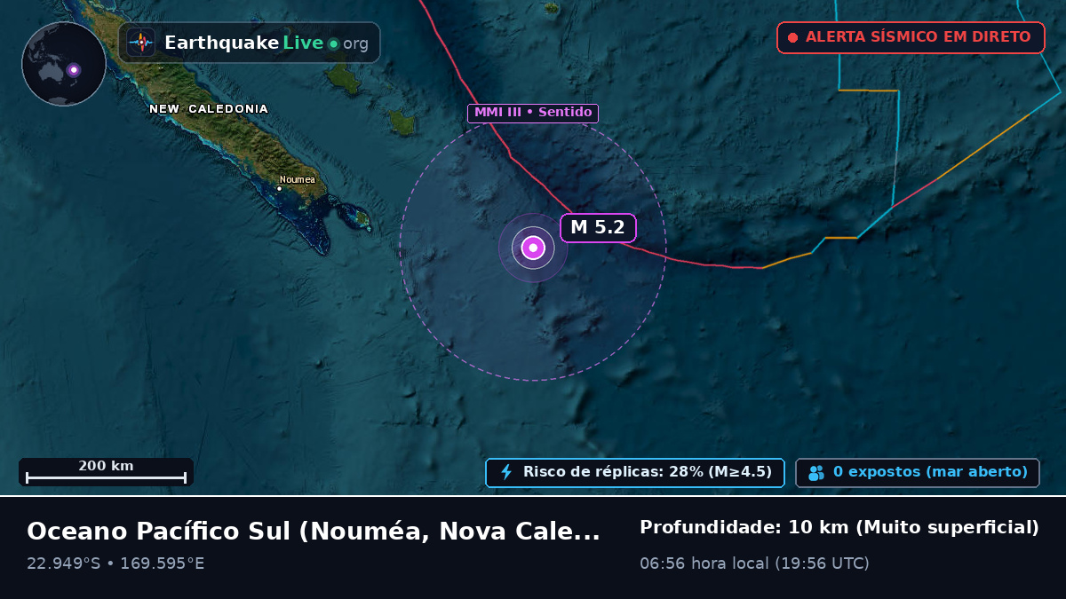 Oceano Pacífico Sul (Nova Caledónia)