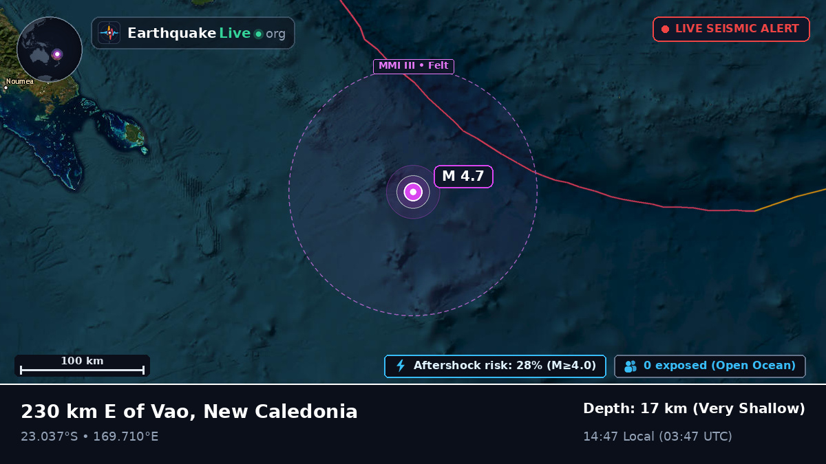 South Pacific Ocean (New Caledonia)