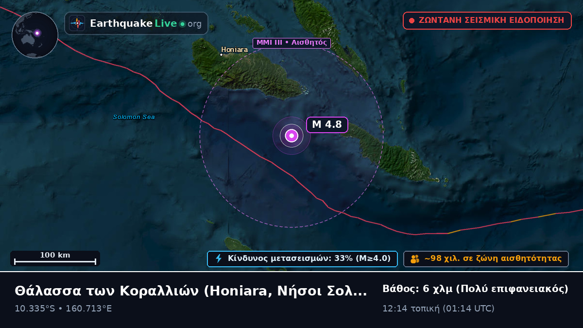 Θάλασσα των Κοραλλιών (Νήσοι Σολομώντα)