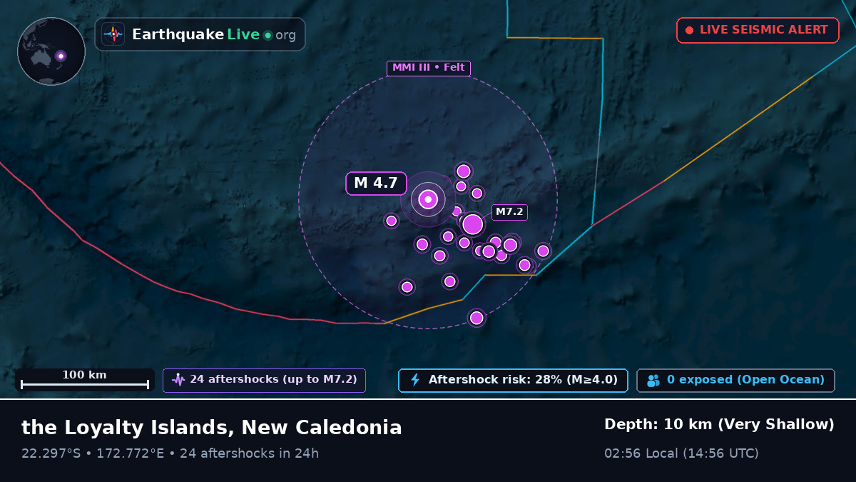 South Pacific Ocean (New Caledonia)