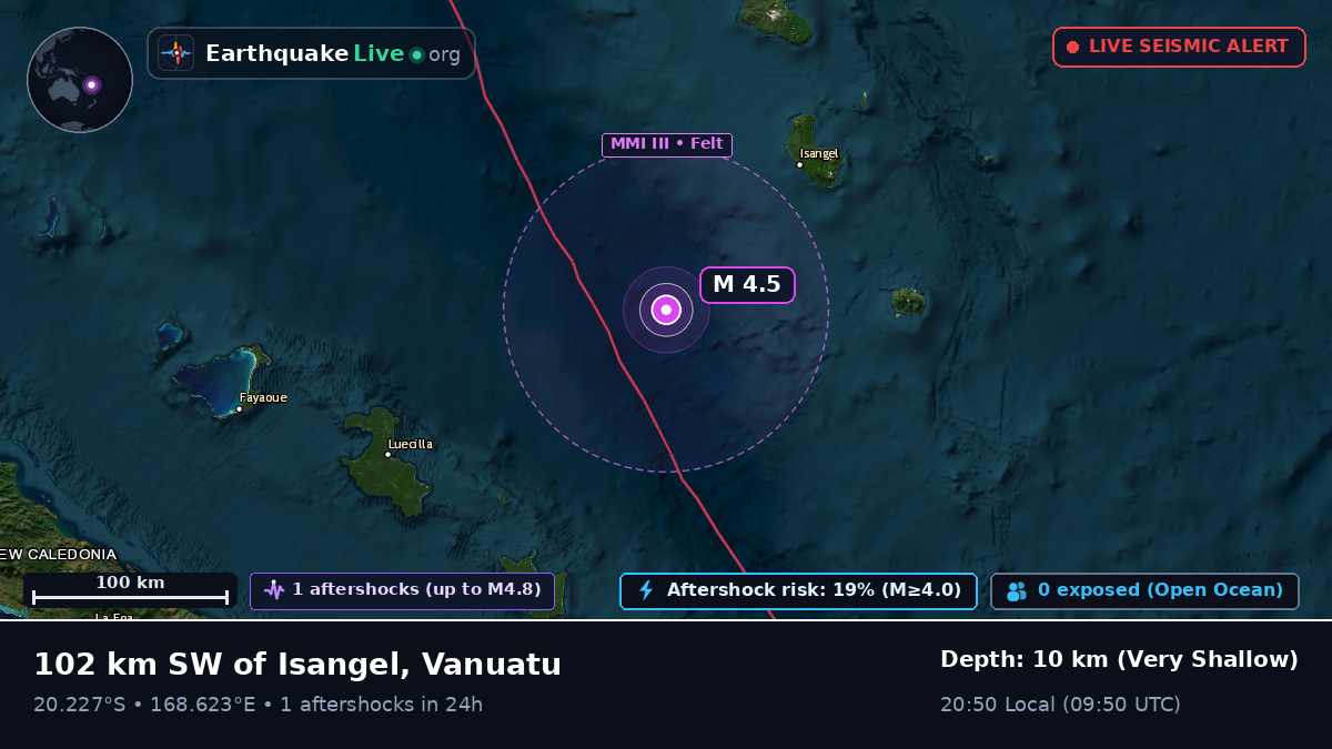 South Pacific Ocean (Vanuatu)