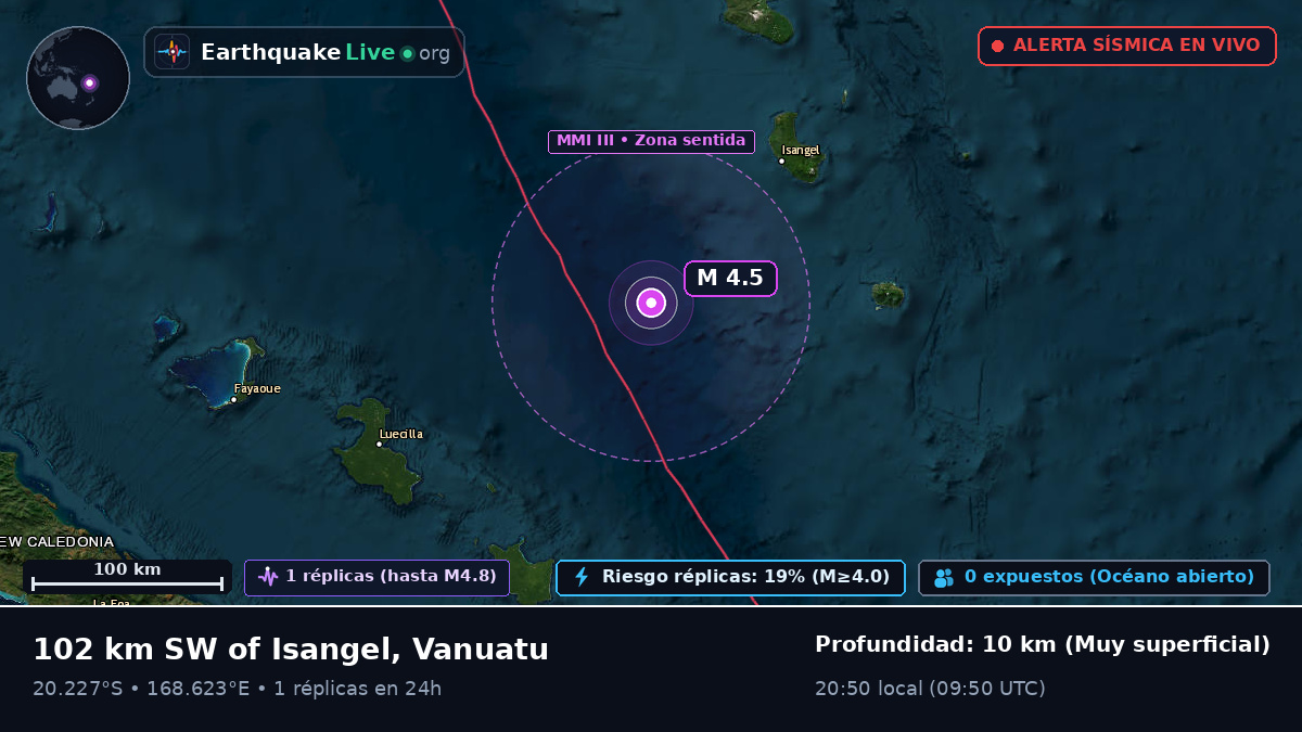 Océano Pacífico Sur (Vanuatu)