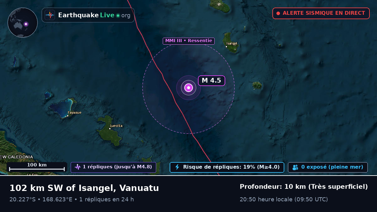 Océan Pacifique Sud (Vanuatu)