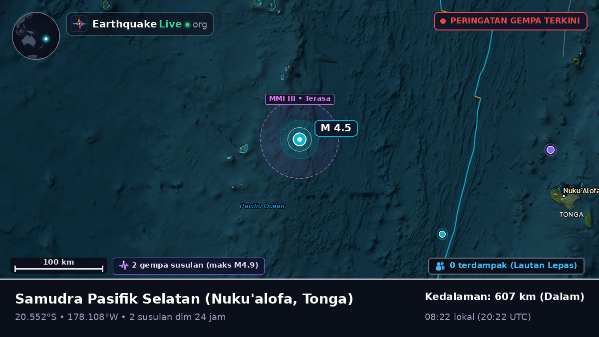 Samudra Pasifik Selatan (Tonga)