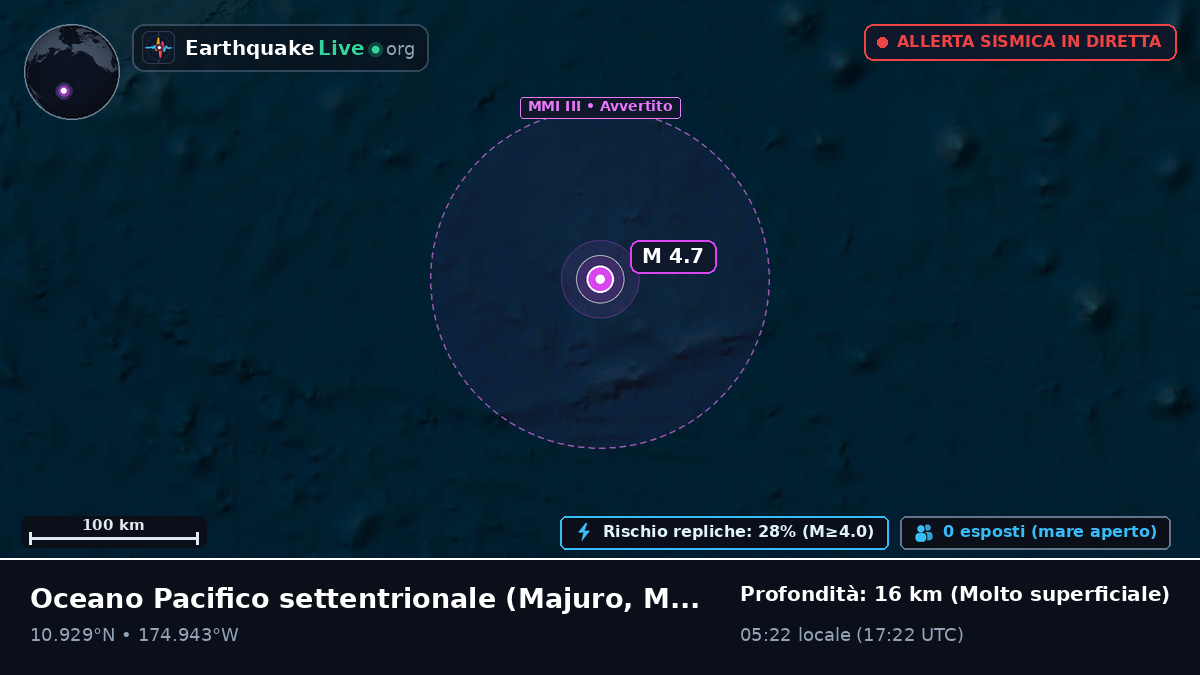 Oceano Pacifico settentrionale (Marshall Islands)