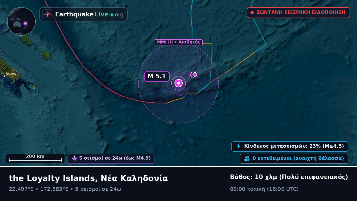 Νότιος Ειρηνικός Ωκεανός (Νέα Καληδονία)