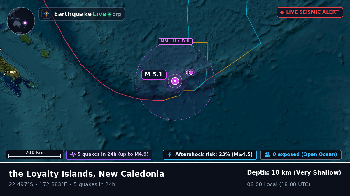South Pacific Ocean (New Caledonia)