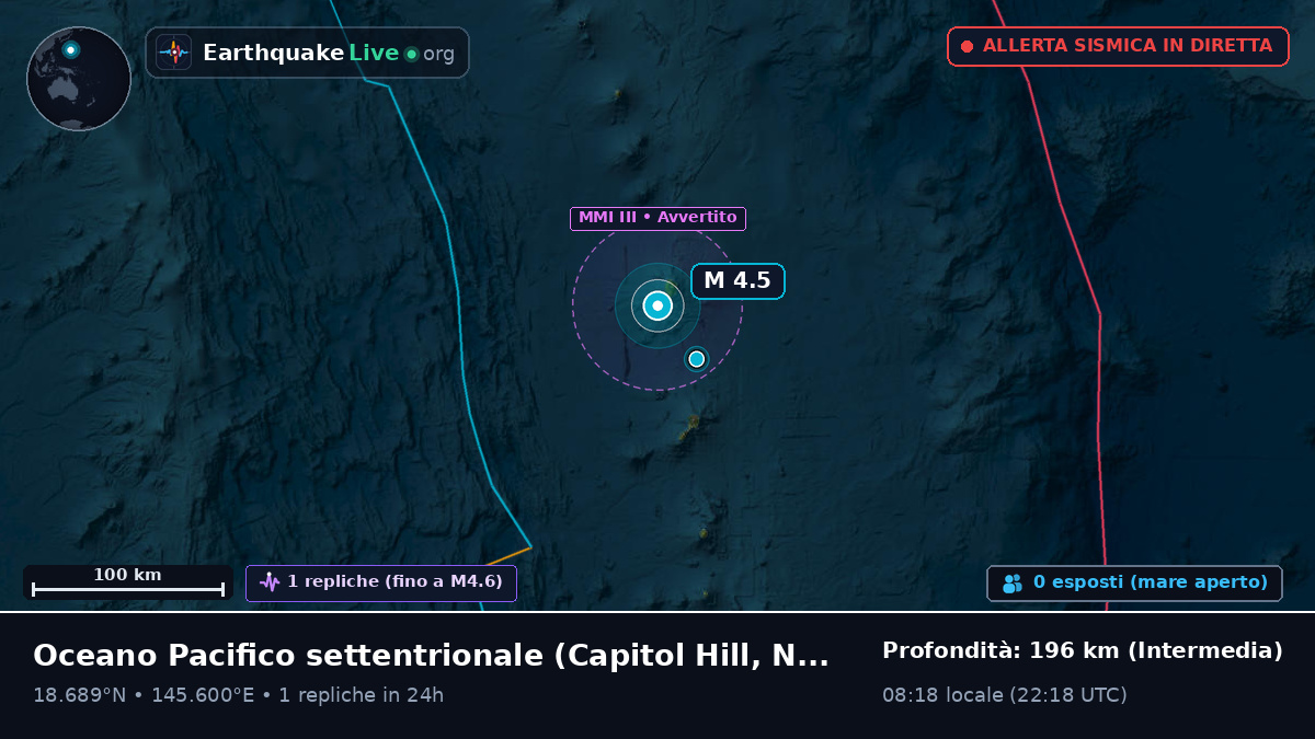 Oceano Pacifico settentrionale (Northern Mariana Islands)