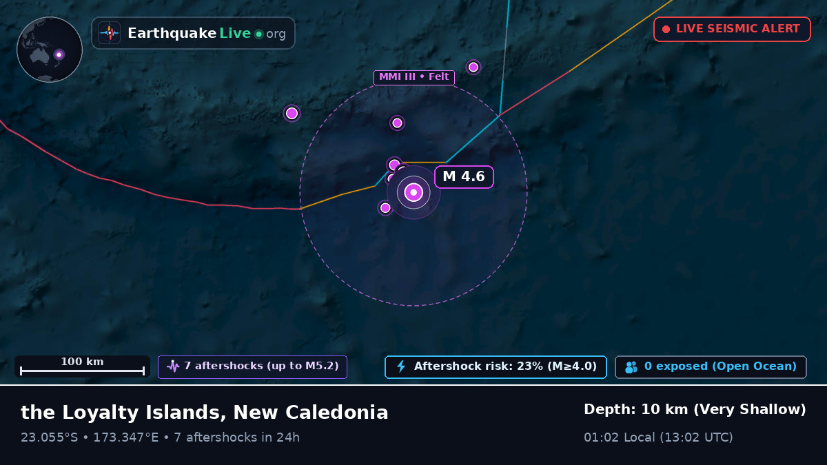 South Pacific Ocean (New Caledonia)