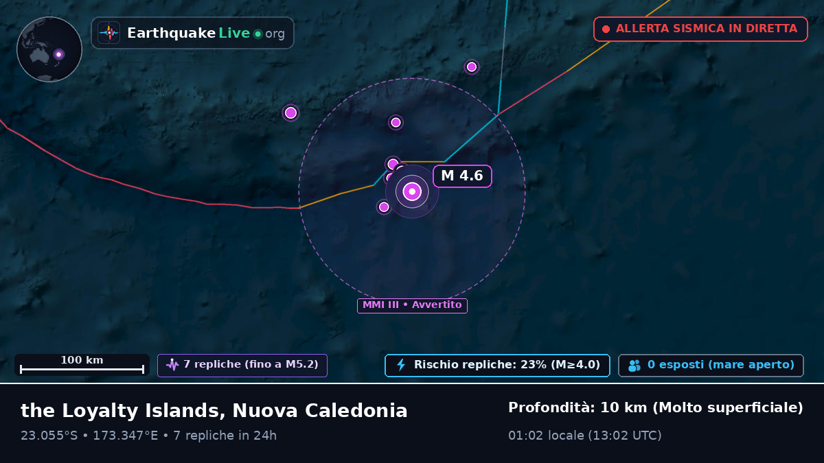 Oceano Pacifico meridionale (Nuova Caledonia)