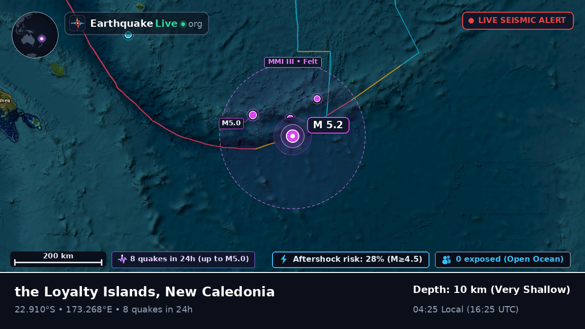 South Pacific Ocean (New Caledonia)