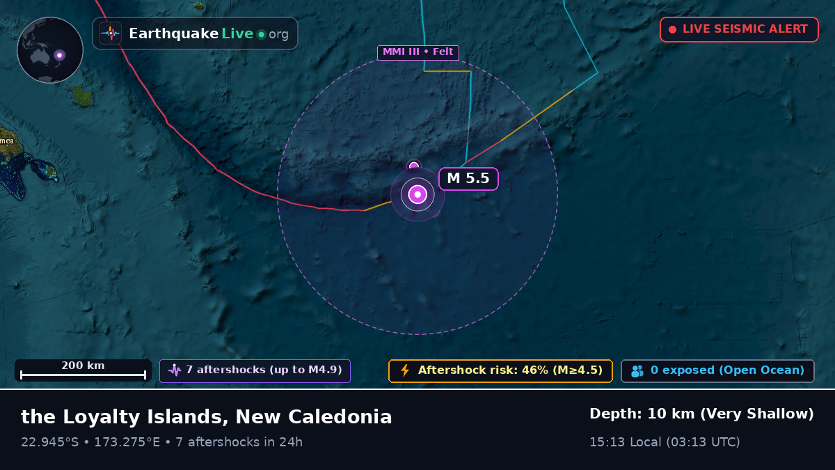 South Pacific Ocean (New Caledonia)