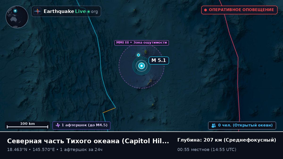 Северная часть Тихого океана (Northern Mariana Islands)