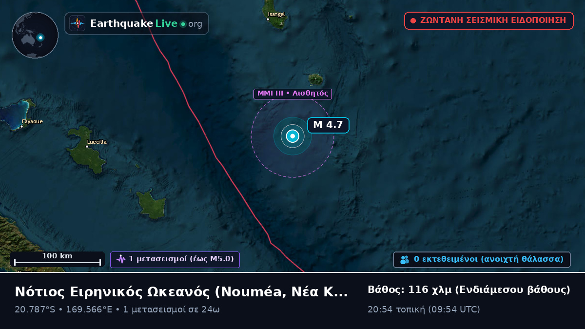 Νότιος Ειρηνικός Ωκεανός (Νέα Καληδονία)