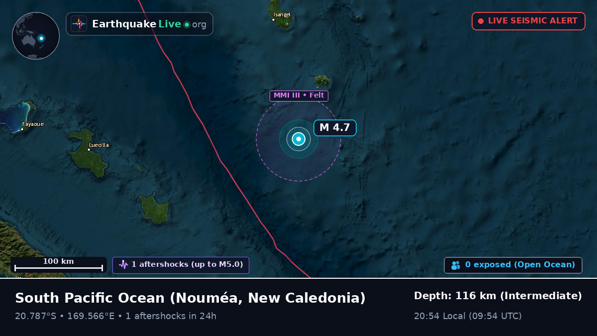 South Pacific Ocean (New Caledonia)