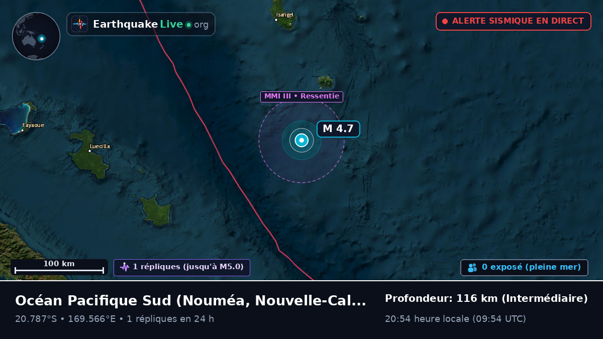 Océan Pacifique Sud (Nouvelle-Calédonie)