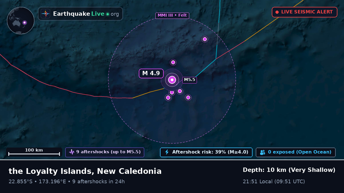 South Pacific Ocean (New Caledonia)
