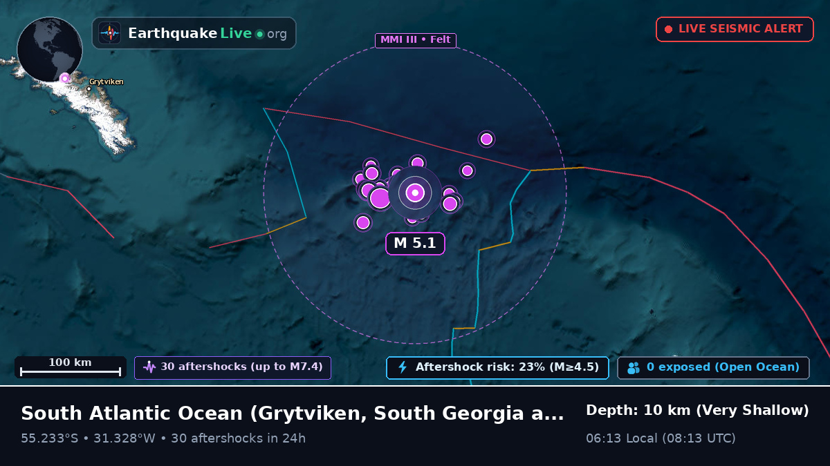 South Atlantic Ocean (South Georgia and the Islands)