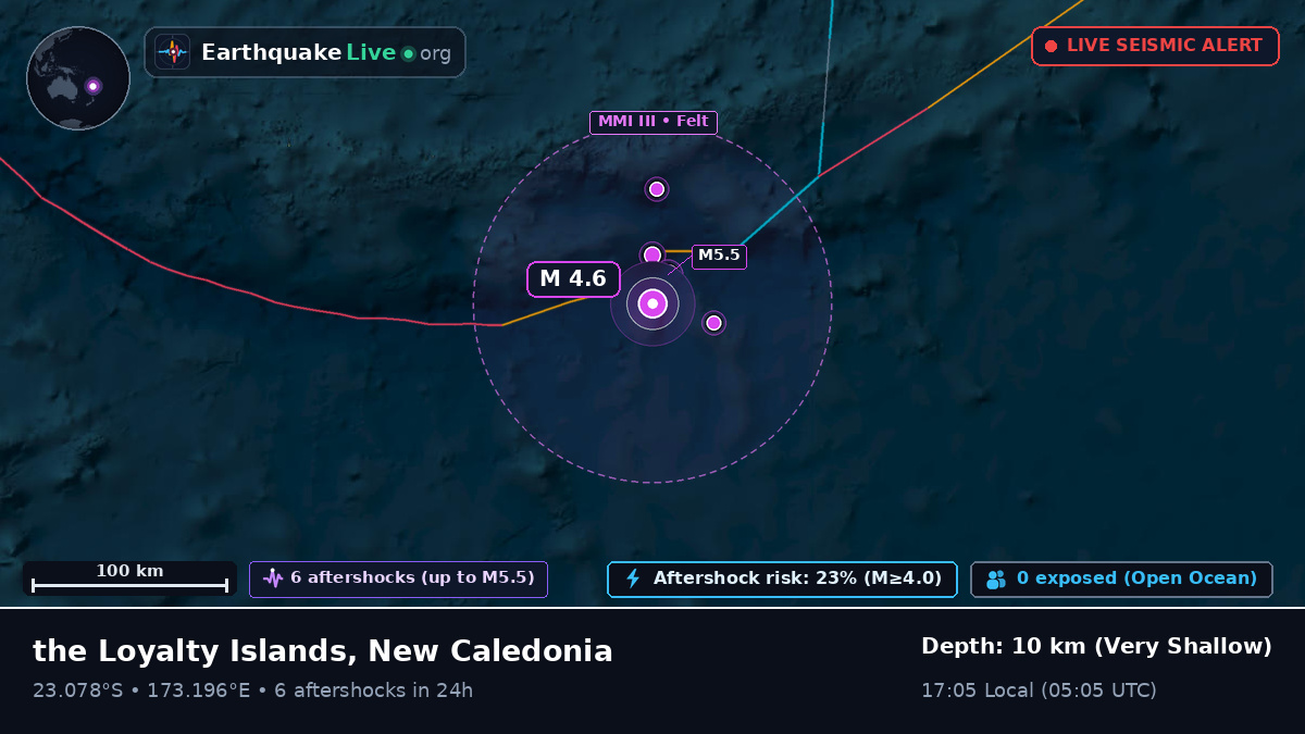 South Pacific Ocean (New Caledonia)