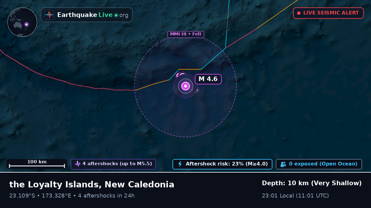 South Pacific Ocean (New Caledonia)