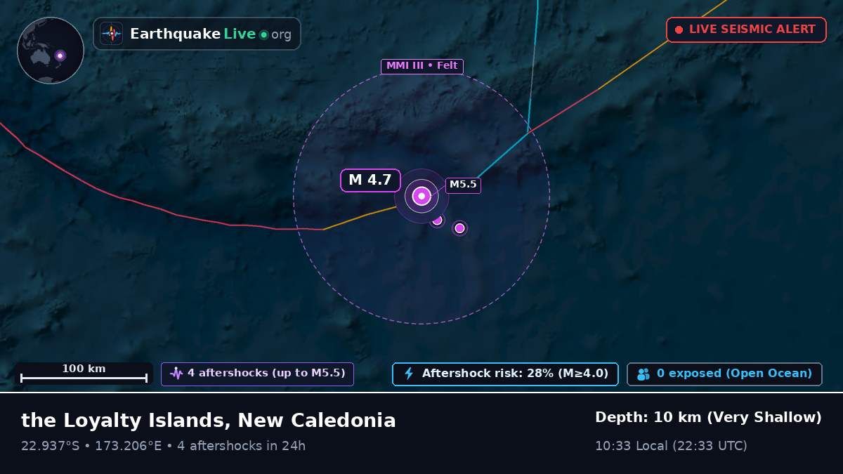 South Pacific Ocean (New Caledonia)