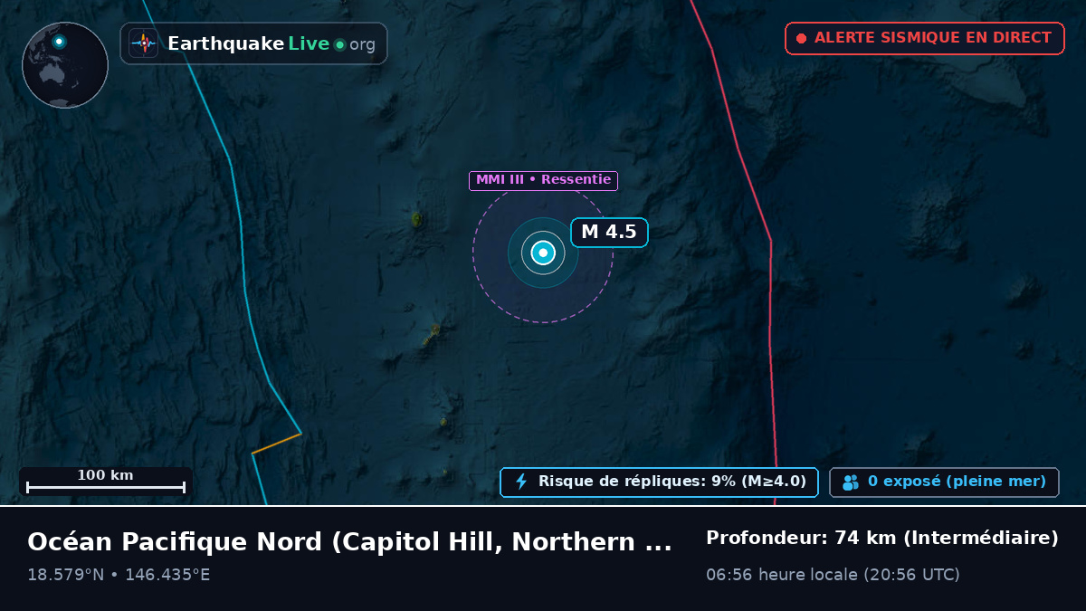 Océan Pacifique Nord (Northern Mariana Islands)