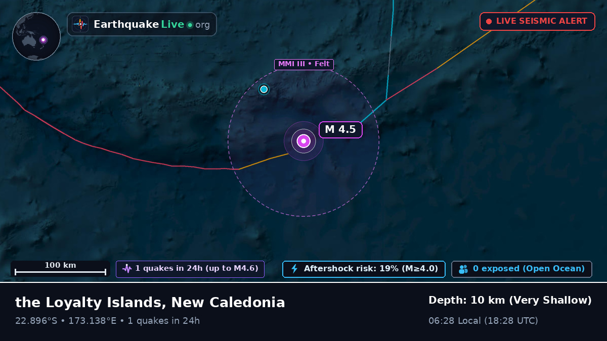South Pacific Ocean (New Caledonia)