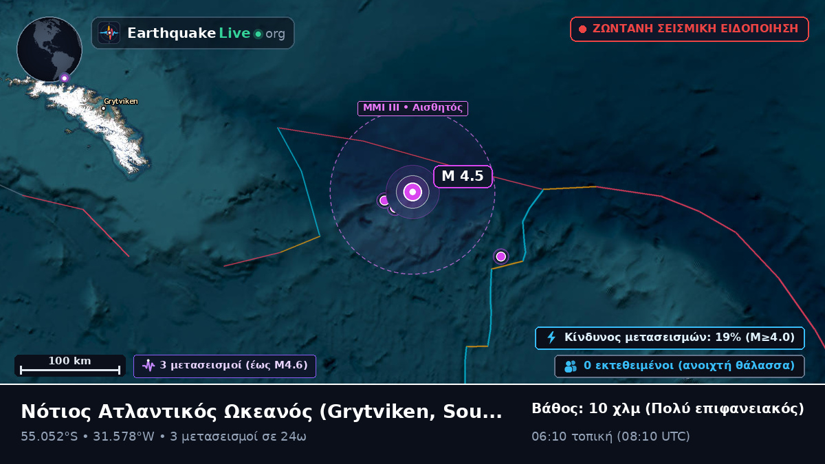 Νότιος Ατλαντικός Ωκεανός (South Georgia and the Islands)