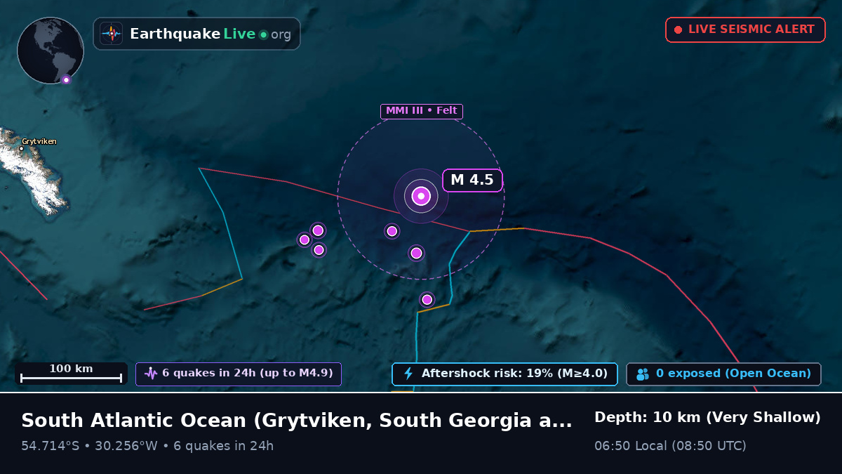 South Atlantic Ocean (South Georgia and the Islands)