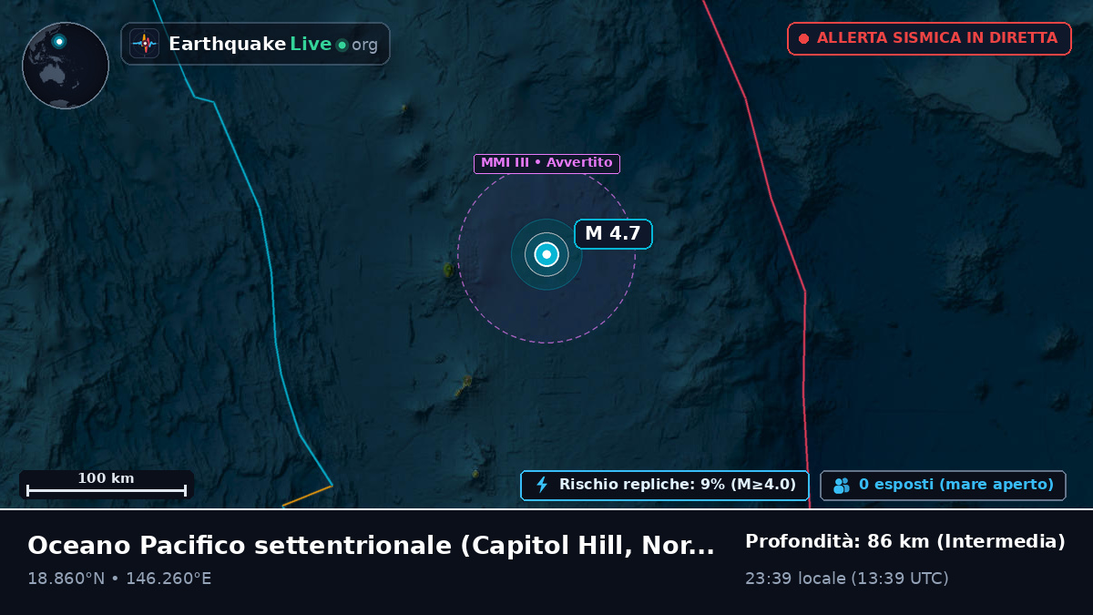 Oceano Pacifico settentrionale (Northern Mariana Islands)