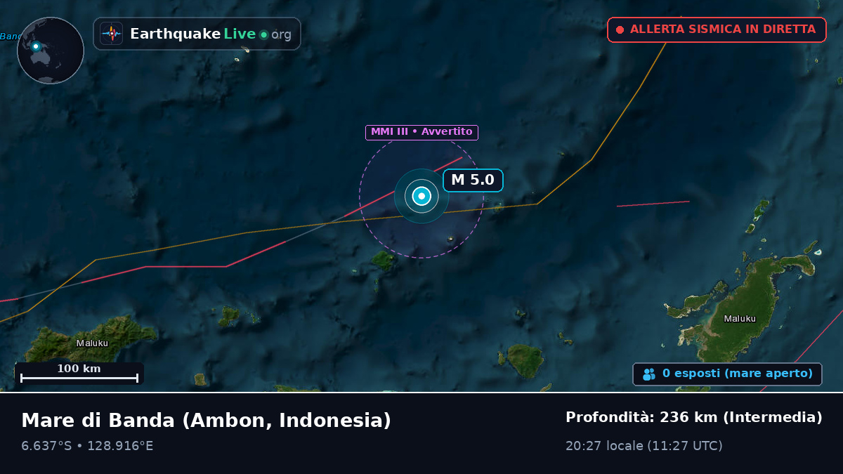 Mare di Banda (Indonesia)