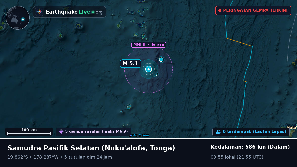 Samudra Pasifik Selatan (Tonga)