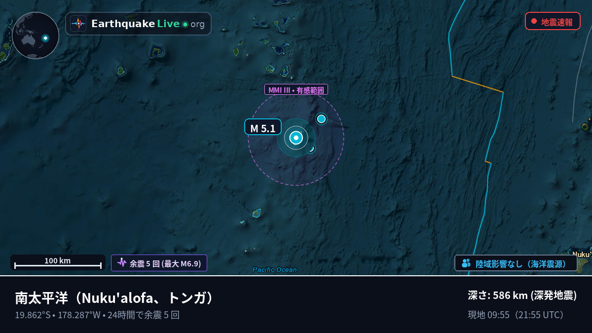 南太平洋 (トンガ)