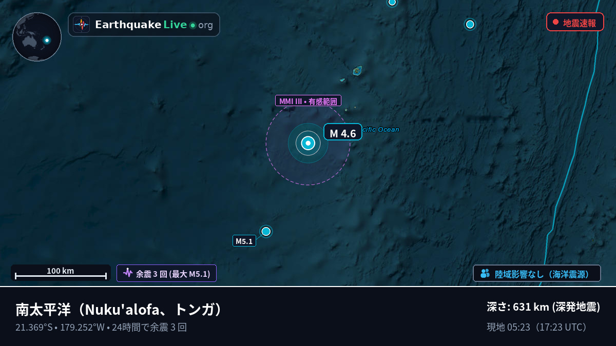 南太平洋 (トンガ)